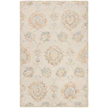 Safavieh Blossom Contemporary Round Hand Tufted RugsBeige & Sage 6 x 6 ft. BLM560B-6R